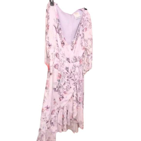 Prose & Poetry Christina Faux Wrap Dress, Size S or M, MSRP $525 Rent the Runway - Picture 10 of 11